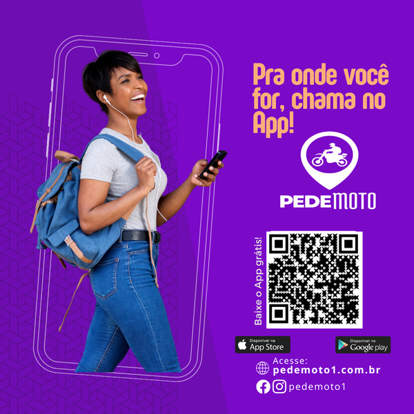 Foto da capa de Moto taxi em são joao del rei pedemoto, Aplicativo Pedemoto são joão